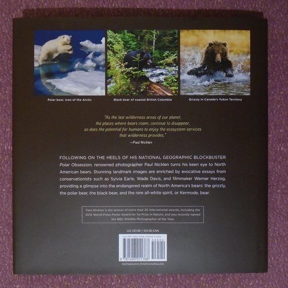 NATIONAL GEOGRAPHIC, BEAR: SPIRIT OF THE WILD. SPIRIT BEARS, GRIZZLIES, POLAR... - Picture 7 of 14